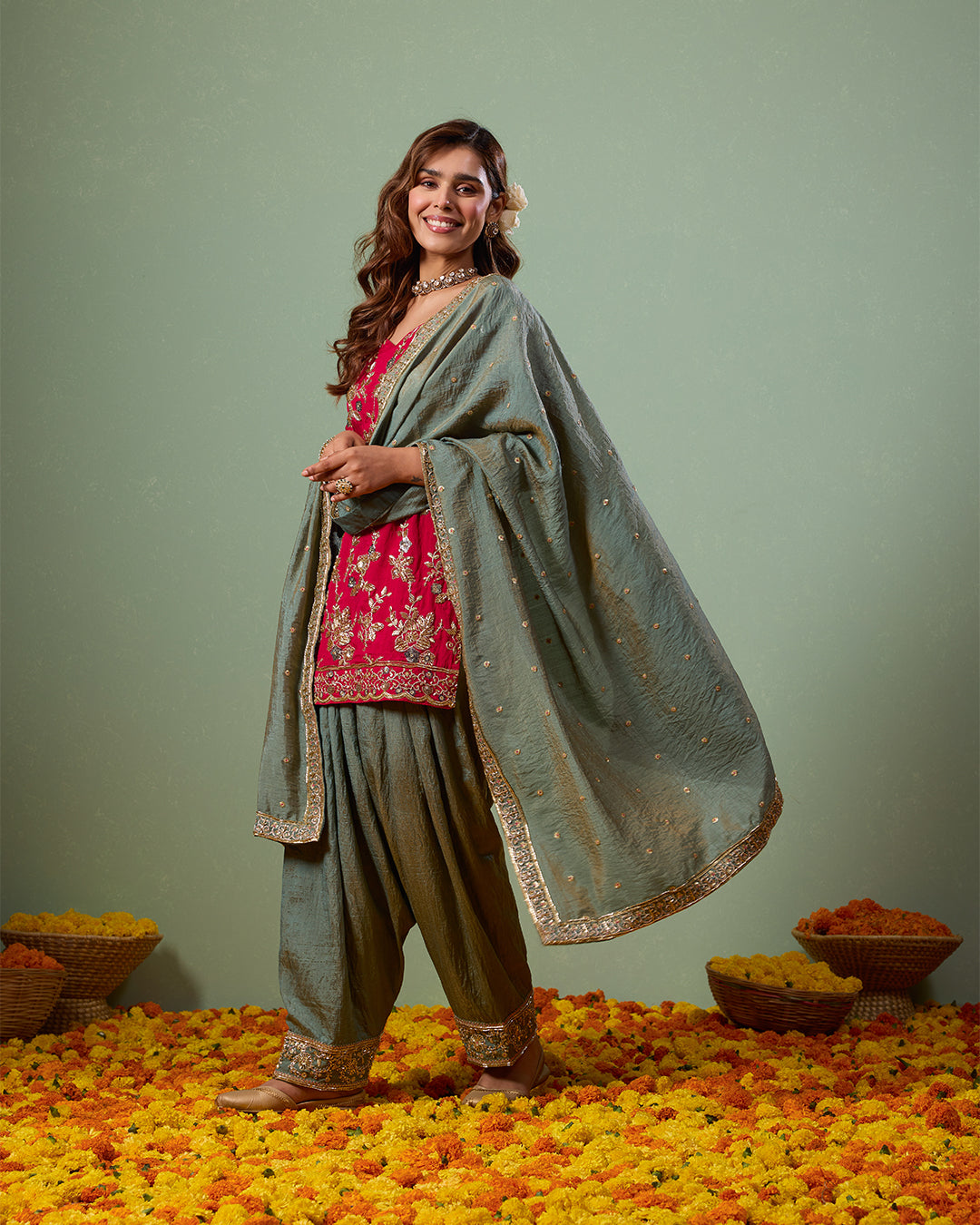 Jashn Farshi Salwar Suit - AgapiSharara Set