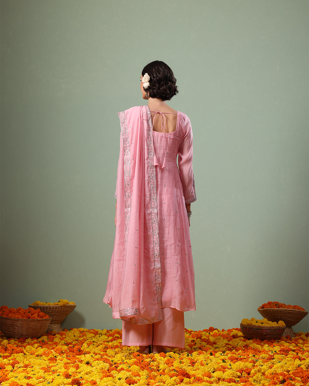 Komal Pink Anarkali Suit