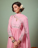 Komal Pink Anarkali Suit