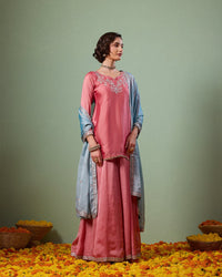 Leher Pink Sharara Suit - AgapiSharara Set