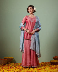 Leher Pink Sharara Suit - AgapiSharara Set