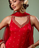 Reet Red Sharara Suit - AgapiSharara Set