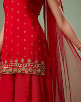 Reet Red Sharara Suit - AgapiSharara Set