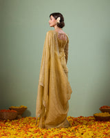 Suvarna  Gold Sharara Suit