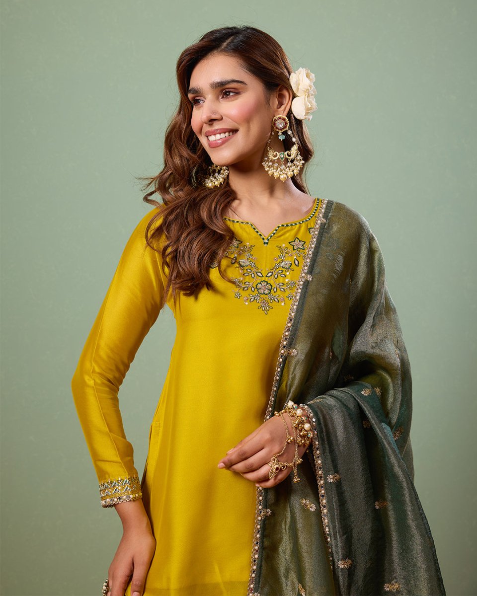 Toran Yellow Sharara Suit - AgapiSharara Set