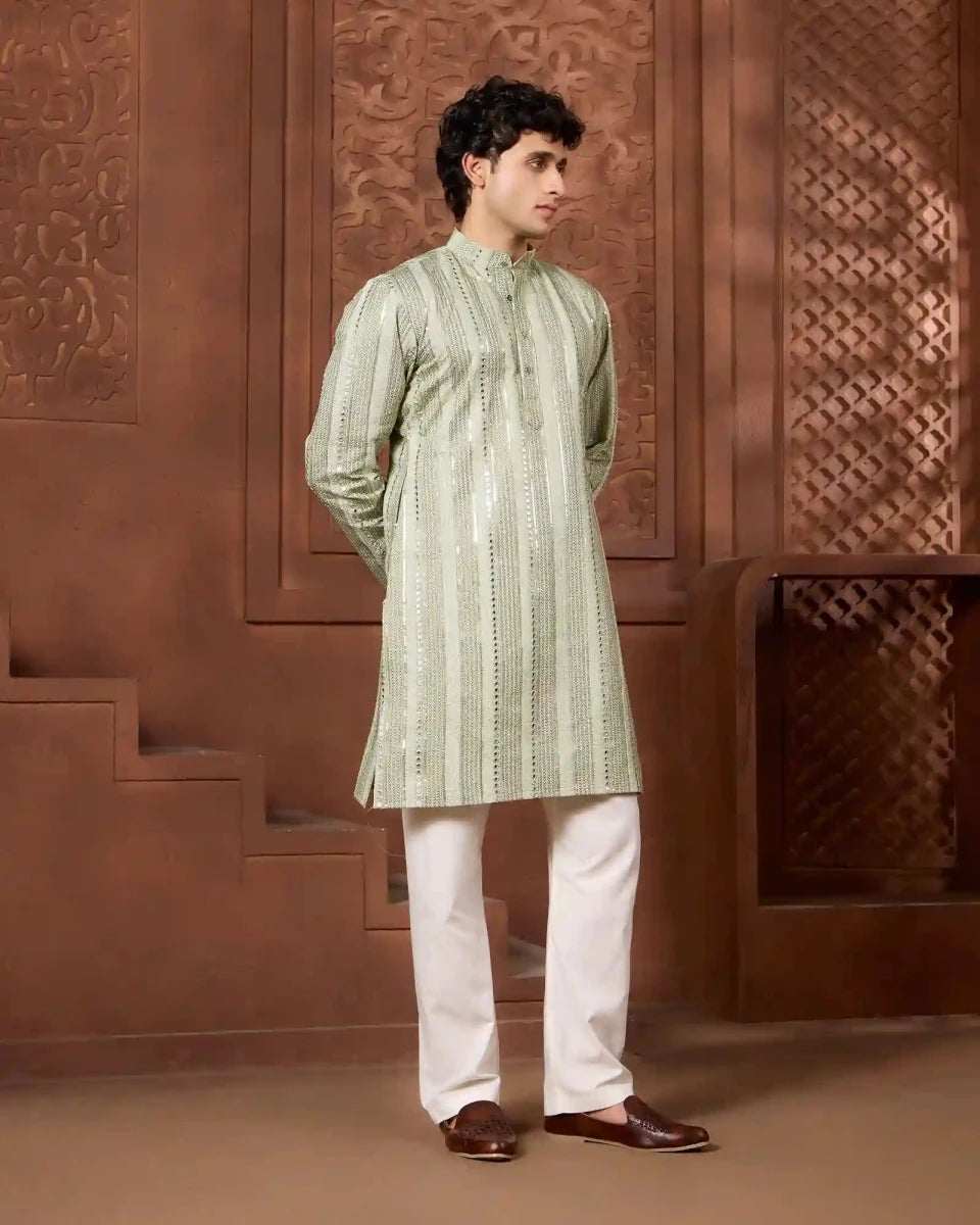 Armaan Kurta Set for Festive & Wedding Occasion Wear - AgapiMen's Kurthi