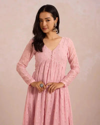 Basanta Baby Pink - AgapiCotton Kurthi