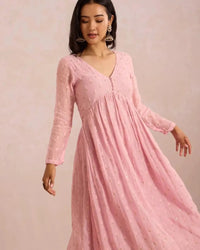 Basanta Baby Pink - AgapiCotton Kurthi