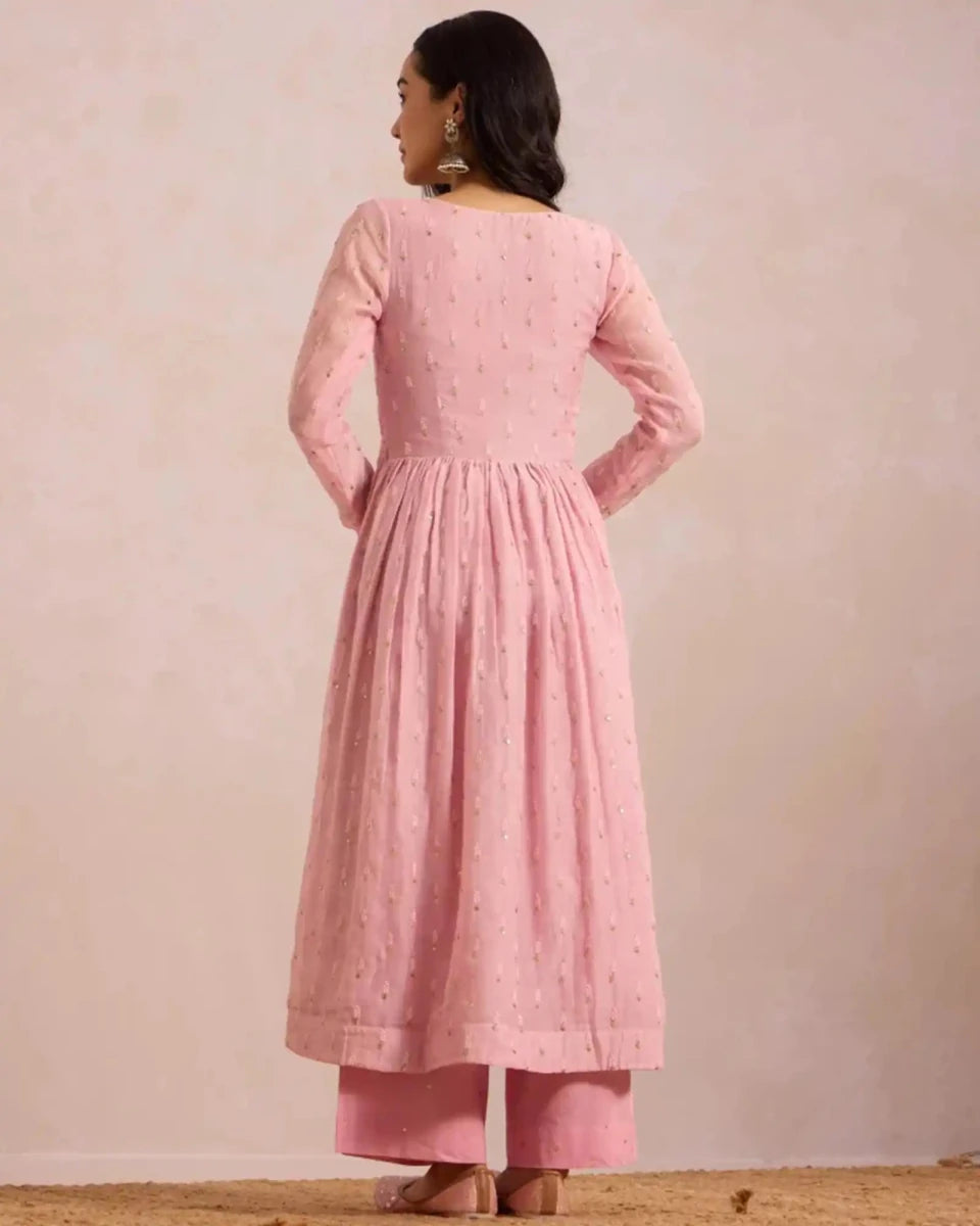 Basanta Baby Pink - AgapiCotton Kurthi