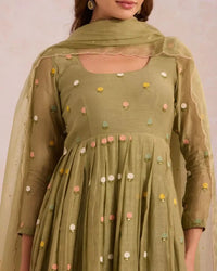 Basanta Forest Green - AgapiCotton Kurthi