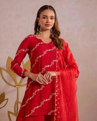 Basanta Gulab Cotton Kurthi with Floral Design – Lightweight Ethnic Daily Wear - AgapiCotton Kurthi
