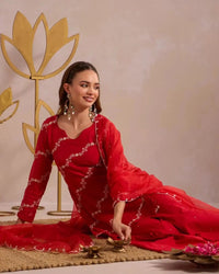 Basanta Gulab Cotton Kurthi with Floral Design – Lightweight Ethnic Daily Wear - AgapiCotton Kurthi