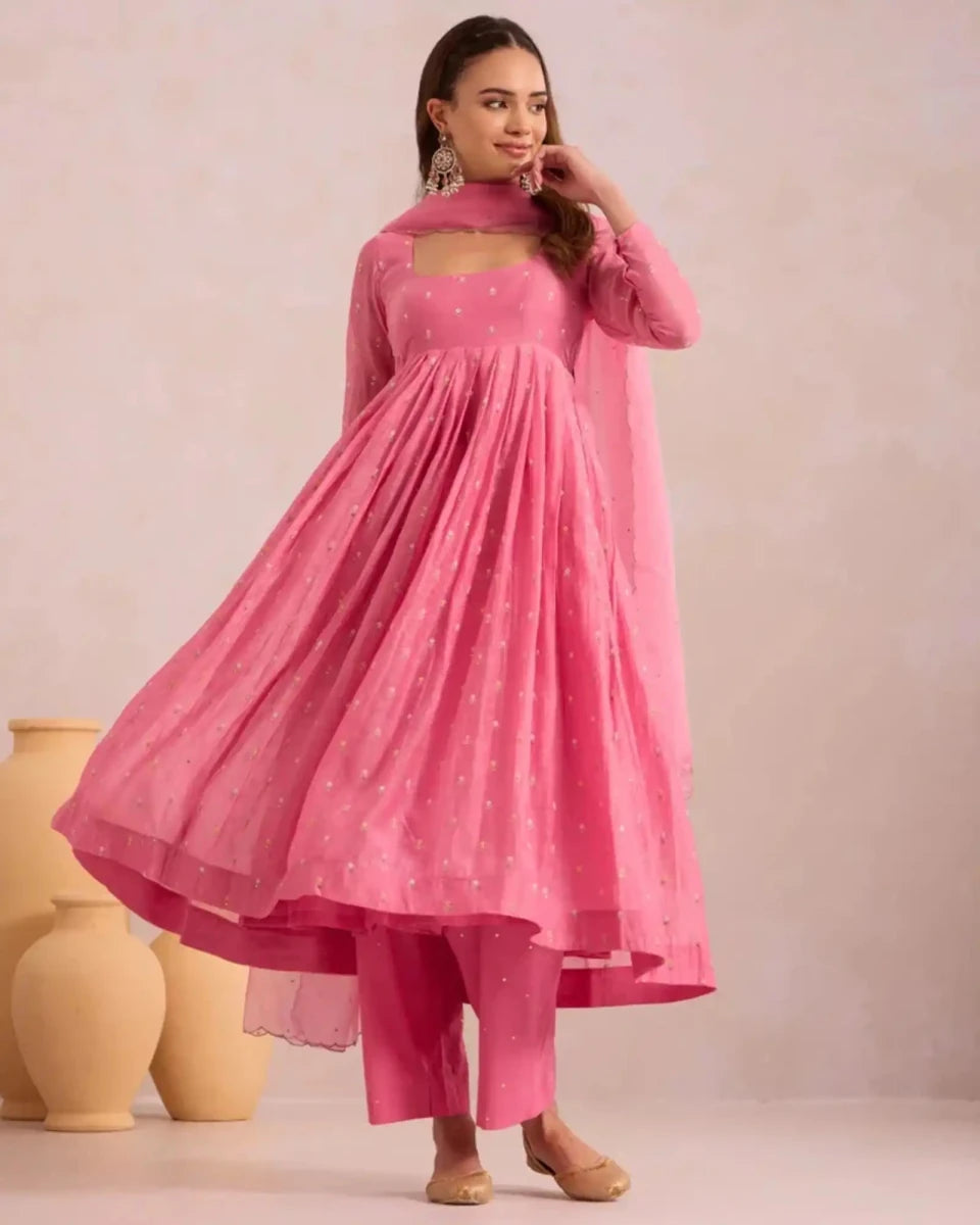 Basanta Mitho Pink - AgapiCotton Kurthi