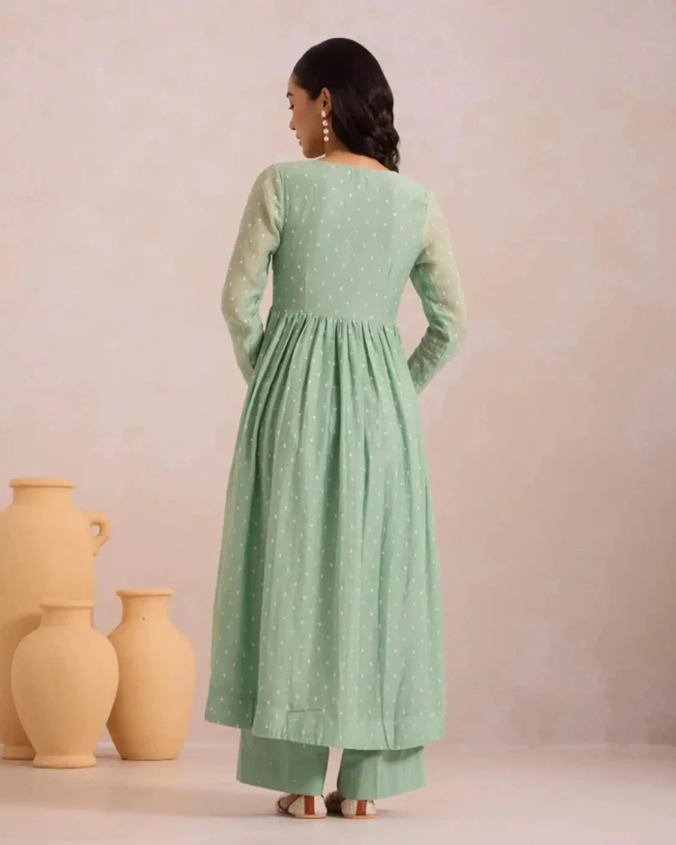 Basanta Pista - AgapiCotton Kurthi