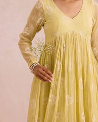 Butter Yellow Basanta - AgapiCotton Kurthi