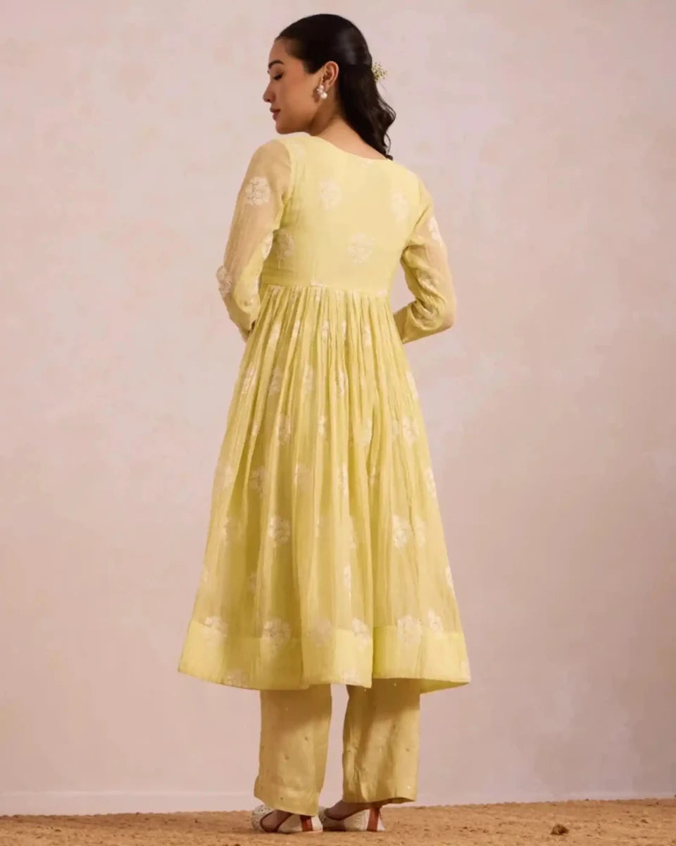 Butter Yellow Basanta - AgapiCotton Kurthi