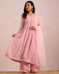 Basanta Baby Pink - AgapiCotton Kurthi