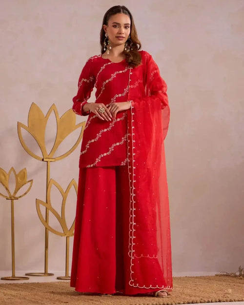 Basanta Gulab Cotton Kurthi with Floral Design – Lightweight Ethnic Daily Wear - AgapiCotton Kurthi
