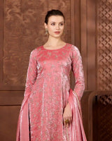 Blush Rose Kurti Set for Festive & Ethnic Occasion Wear - AgapiSharara Set