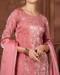 Blush Rose Kurti Set for Festive & Ethnic Occasion Wear - AgapiSharara Set
