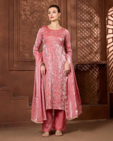 Blush Rose Kurti Set for Festive & Ethnic Occasion Wear - AgapiSharara Set