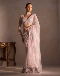 Chandrama Mirror Work Saree for Festive & Wedding Wear - AgapiSarees