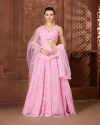 Ira Soft Blush Designer Lehenga for Wedding & Festive Wear - AgapiLehengas