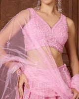Ira Soft Blush Designer Lehenga for Wedding & Festive Wear - AgapiLehengas
