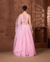 Ira Soft Blush Designer Lehenga for Wedding & Festive Wear - AgapiLehengas