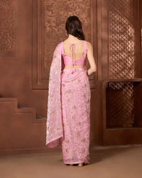Laila Lavender Ready to Wear Saree - AgapiSarees