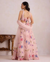 Light Pink Tulip Lehenga - AgapiLehengas