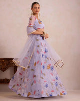 Light Purple Tulip Lehenga - AgapiLehengas