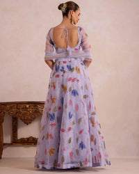 Light Purple Tulip Lehenga - AgapiLehengas