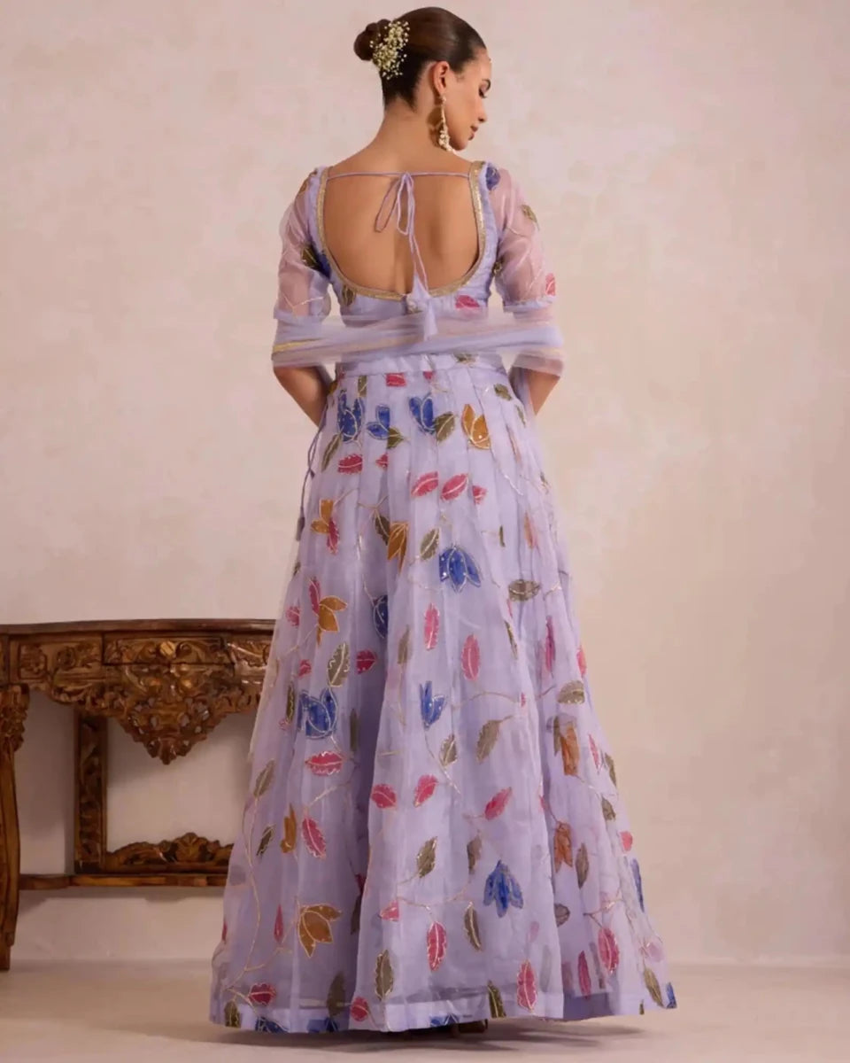 Light Purple Tulip Lehenga - AgapiLehengas