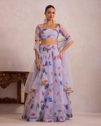 Light Purple Tulip Lehenga - AgapiLehengas
