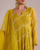 Mustard Yellow Basanta - AgapiCotton Kurthi