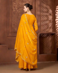 Mustard Kurthi sharara Set - AgapiSharara Set