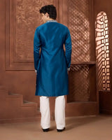 Premium Rayon Silk Embroidered Kurta Set - Agapi