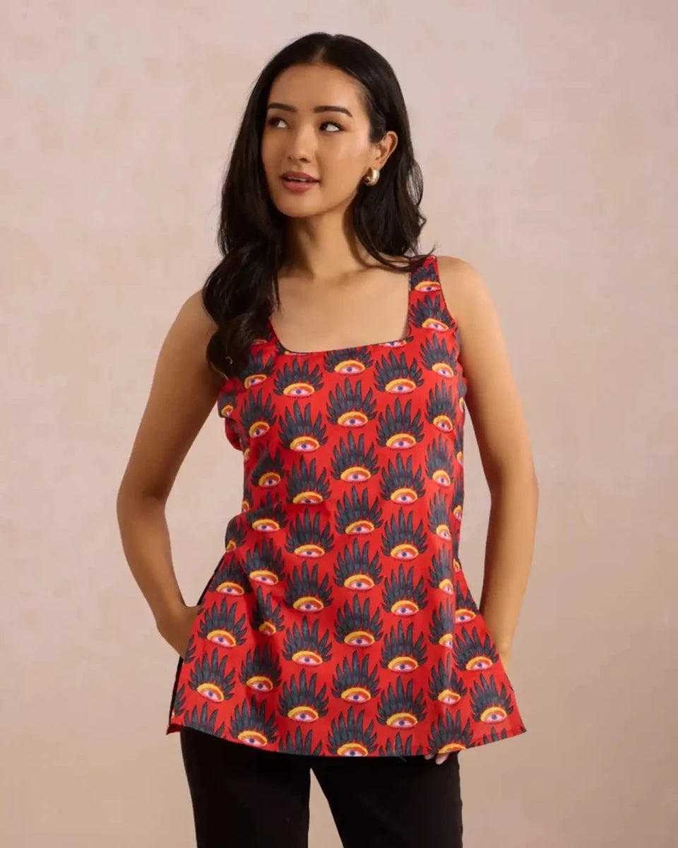 Red Eye Top - AgapiFeelzz