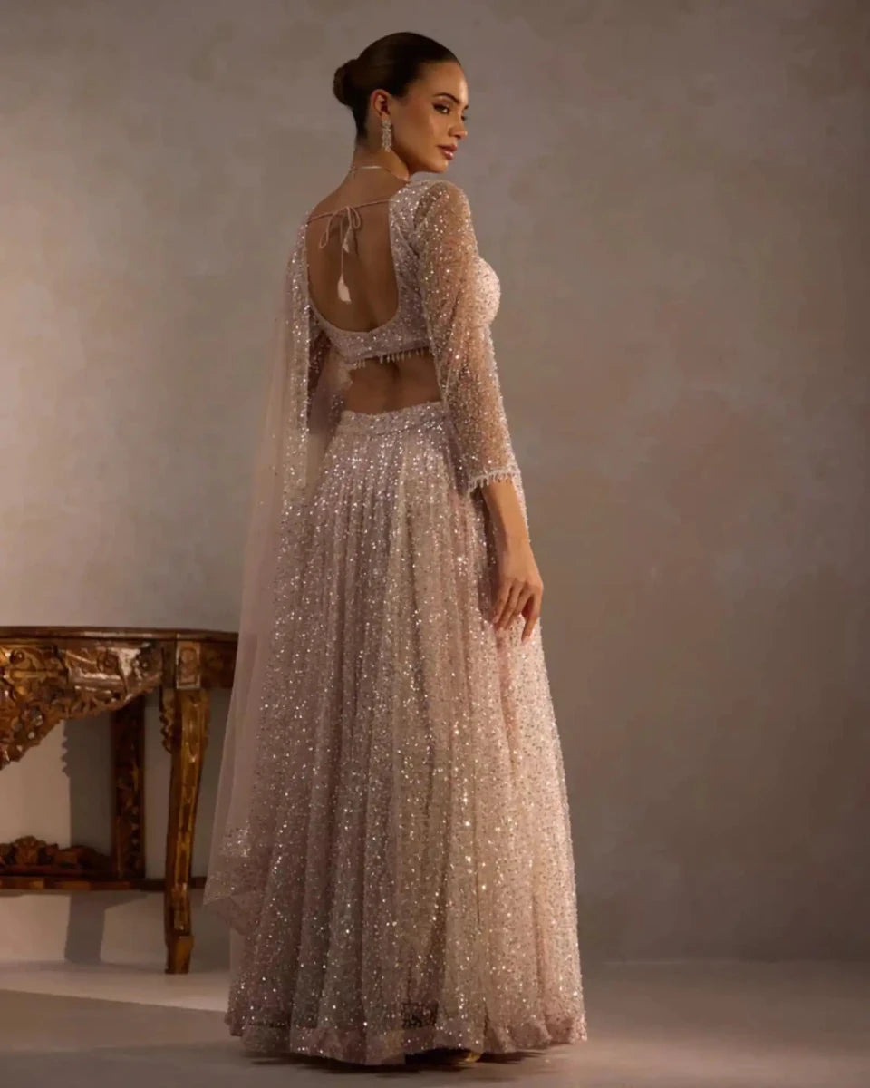 Sitara Handwork Lehenga for Wedding & Festive Wear - AgapiLehengas