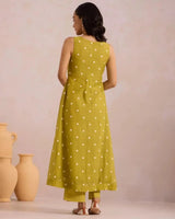 Sleeveless Basanta - AgapiCotton Kurthi