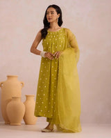 Sleeveless Basanta - AgapiCotton Kurthi