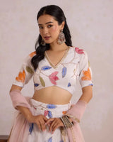 White Tulip Lehenga for Bridal & Festive Occasion Wear - AgapiLehengas