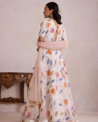 White Tulip Lehenga for Bridal & Festive Occasion Wear - AgapiLehengas